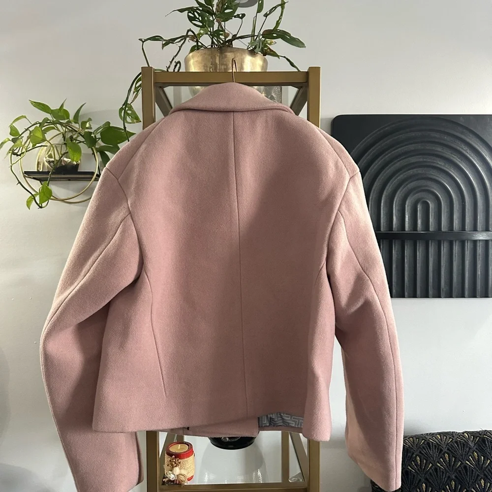 Ted Baker Asinata cropped Wool Biker jacket NWT - Picture 7 of 7